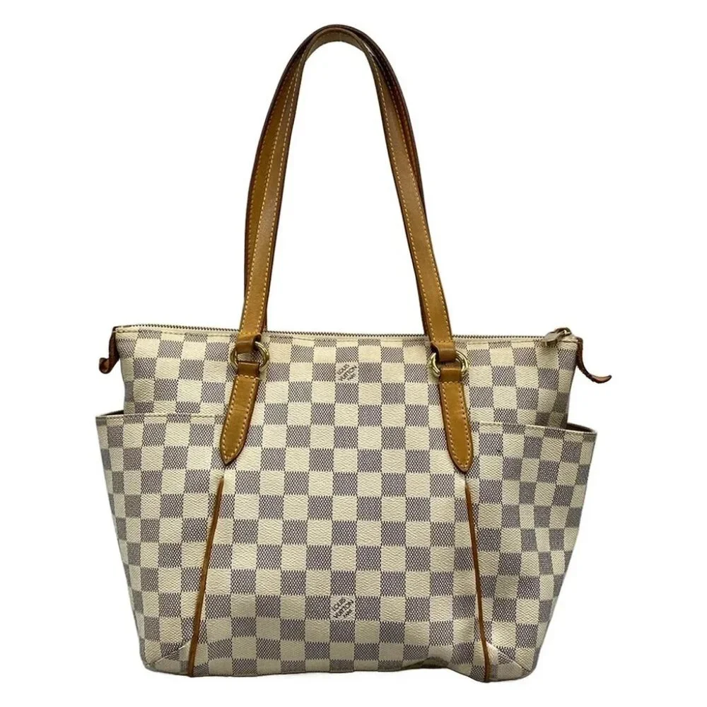LOUIS VUITTON Totally PM N51261 Azur Damier FL0029 Shoulder Bag - Picture 3 of 14